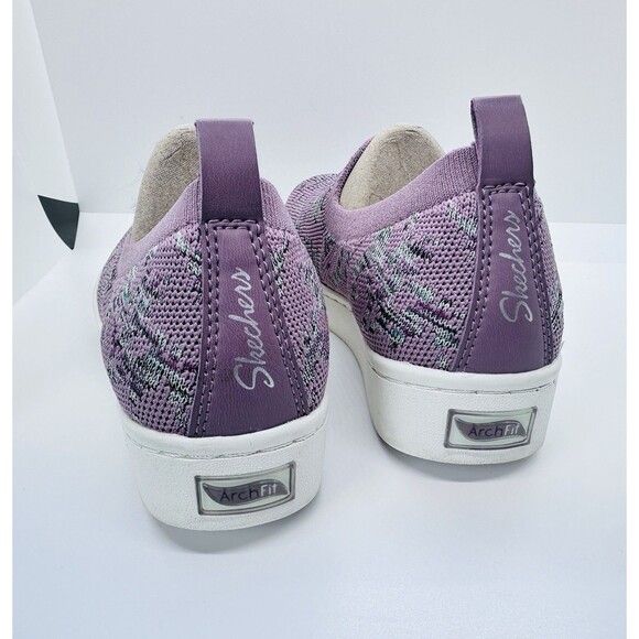 Skechers Arch Support Slip On Cloud Pink Gray Women's Size 5 Store Worn 158404 - Picture 11 of 13